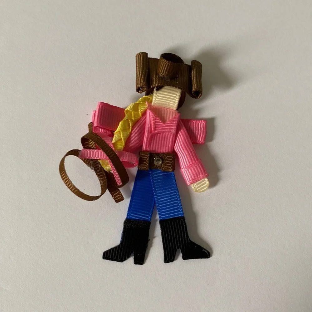 Western Cowgirl Horse Hair Clips